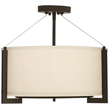 Possini Modern Ceiling Light Semi Flush-Mount 17.25"