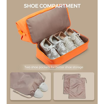 Uselike Weekender Bags for Stylish Travel with Shoes Compartment