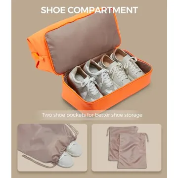 Uselike Weekender Bags for Stylish Travel with Shoes Compartment