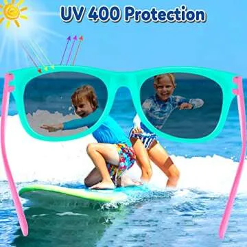 GINMIC Kids Sunglasses Bulk with UV400 Protection