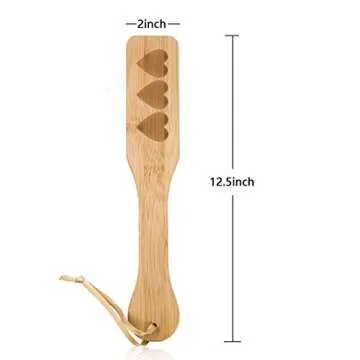 VENESUN Bamboo Spanking Paddle - 12.5inch Adult Toy