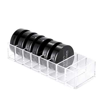 Vencer Acrylic Larger Compact Organizer Beauty Care Holder/MAC Studio Powders FIT This PRODUCT to The Bottom VMO-012