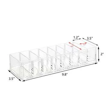 Vencer Acrylic Larger Compact Organizer Beauty Care Holder/MAC Studio Powders FIT This PRODUCT to The Bottom VMO-012