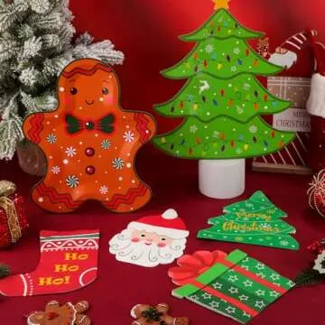 Shop NatNarr Christmas Napkins - 100 Pcs Festive Designs