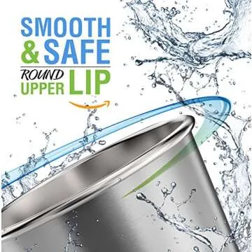 Durable 16 oz Stainless Steel Pint Cups for Outdoor Fun