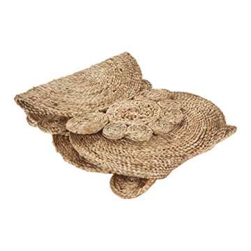 Ox Bay Natural Jute Woven Table Runner, Natural, 1'4" x 6'8"