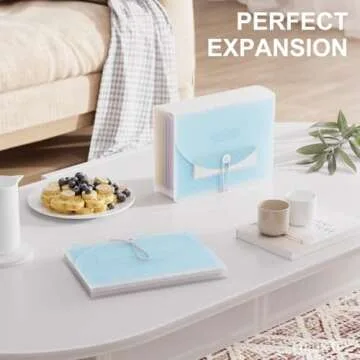 ThinkTex Accordion File Organizer - 12 Pockets for Easy Filing