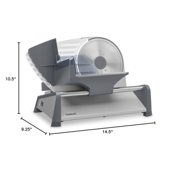 Cuisinart Kitchen Pro Food Slicer, 7.5, Stainless steel, Gray