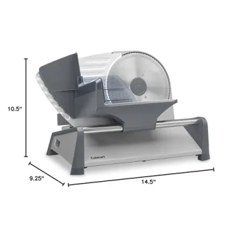 Cuisinart Kitchen Pro Food Slicer, 7.5, Stainless steel, Gray