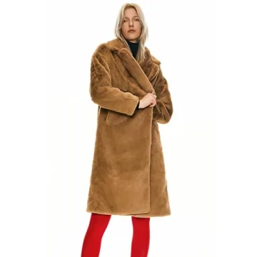 Orolay Fuzzy Fleece Sherpa Winter Coat for Women