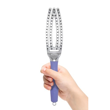 Olivia Garden FingerBrush: Ionic & Boar Bristles, Ideal for All Hair Types