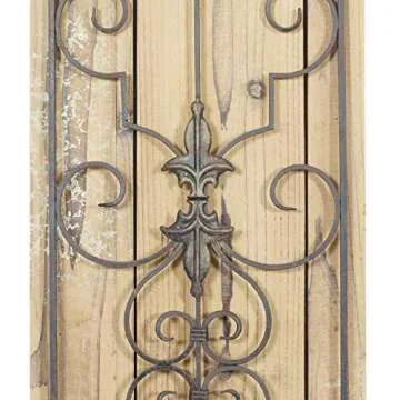Deco 79 Rustic Wall Panels - Set of 2 Elegant Decor