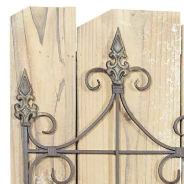 Deco 79 Rustic Wall Panels - Set of 2 Elegant Decor