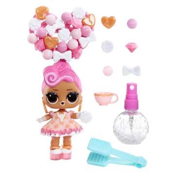 LOL Surprise Hair Beads Tots with 60+ Hair Beads, Collectible Doll, DIY Hairstyles, Hair Beads Doll - Great Gift for Girls Age 3+