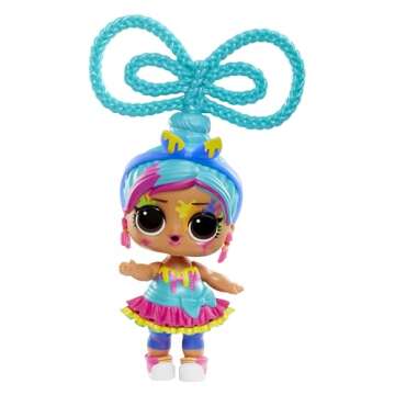 LOL Surprise Hair Beads Tots with 60+ Hair Beads, Collectible Doll, DIY Hairstyles, Hair Beads Doll - Great Gift for Girls Age 3+