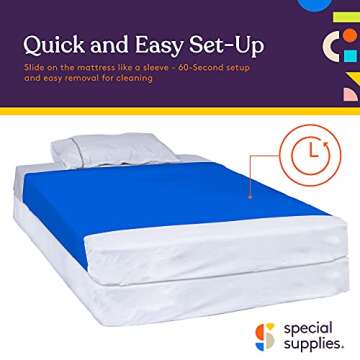 Special Supplies Sensory Bed Sheet for Kids Compression Alternative to Weighted Blankets - Breathabl...