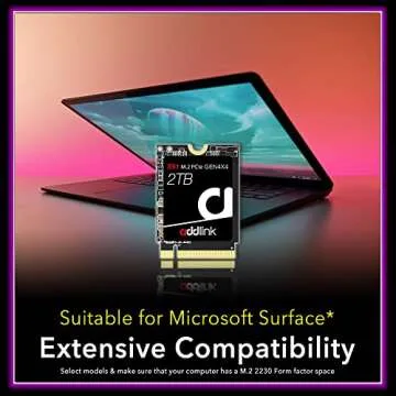 Addlink New S91 2TB 2230 NVMe High Performance PCIe Gen4x4 2230 3D NAND SSD - Read Speed up to 5000 MB/s Compatible with Steam Deck, ROG Ally, Laptop, Internal Solid State Drive - (ad2TBS91M2P)