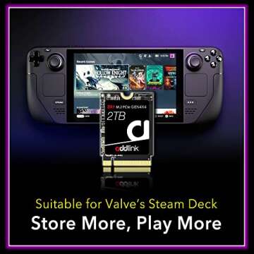 Addlink New S91 2TB 2230 NVMe High Performance PCIe Gen4x4 2230 3D NAND SSD - Read Speed up to 5000 MB/s Compatible with Steam Deck, ROG Ally, Laptop, Internal Solid State Drive - (ad2TBS91M2P)