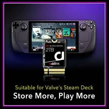 Addlink New S91 2TB 2230 NVMe High Performance PCIe Gen4x4 2230 3D NAND SSD - Read Speed up to 5000 MB/s Compatible with Steam Deck, ROG Ally, Laptop, Internal Solid State Drive - (ad2TBS91M2P)