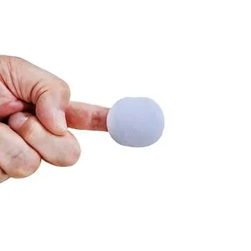 FADETTE Soft Microfiber Small Powder Puff 12 Pcs - 1.75in Diameter x 1.5in Diameter Powder Pact Makeup Sponges for Powder Beauty Gifts for Women Beauty Blender Sponge (Small) (White)