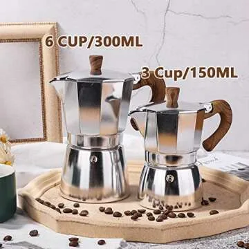 Buy Moka Pot for Perfect Espresso at Home 3-Cup Maker