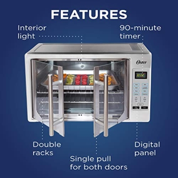 Oster Convection Oven 8-in-1 with XL Countertop Design