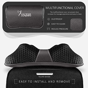 VIKTOR JURGEN Shiatsu Massager with Heat for Deep Relaxation