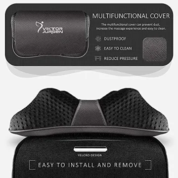 VIKTOR JURGEN Shiatsu Massager with Heat for Deep Relaxation