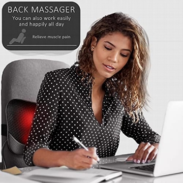 VIKTOR JURGEN Shiatsu Massager with Heat for Deep Relaxation