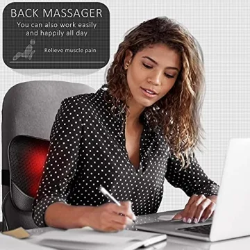 VIKTOR JURGEN Shiatsu Massager with Heat for Deep Relaxation