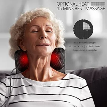 VIKTOR JURGEN Shiatsu Massager with Heat for Deep Relaxation