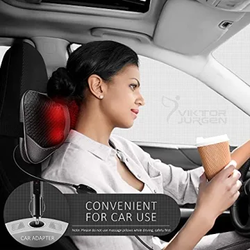 VIKTOR JURGEN Shiatsu Massager with Heat for Deep Relaxation