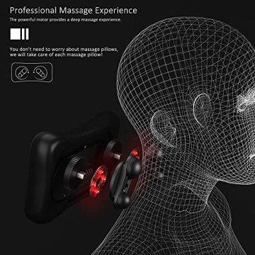 VIKTOR JURGEN Shiatsu Massager with Heat for Deep Relaxation