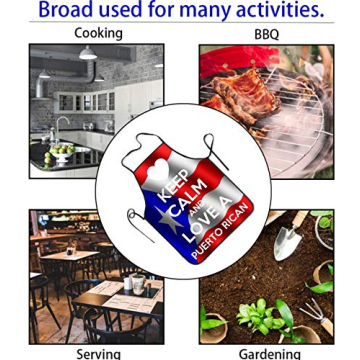 Adjustable YISHOW Kitchen Chef Apron for Cooking & More