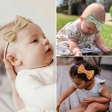 VISBL Baby Girl Headbands and Bows - Perfect Hair Accessories
