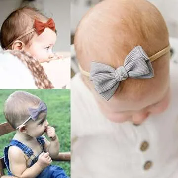 VISBL Baby Girl Headbands and Bows - Perfect Hair Accessories