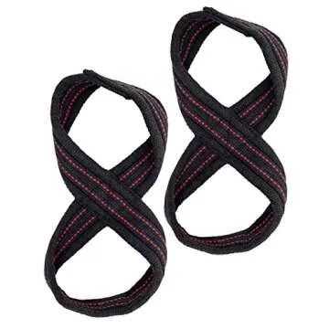 CERBERUS Elite Figure 8 Lifting Straps for Heavy Deadlifts