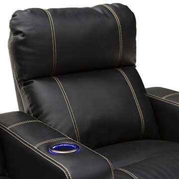 Seatcraft Dynasty Home Theater Recliner with USB Charging