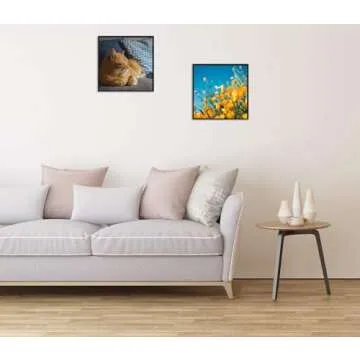 Golden State Art 12x12 Metal Picture Frames Set of 4