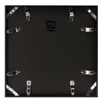 Golden State Art 12x12 Metal Picture Frames Set of 4