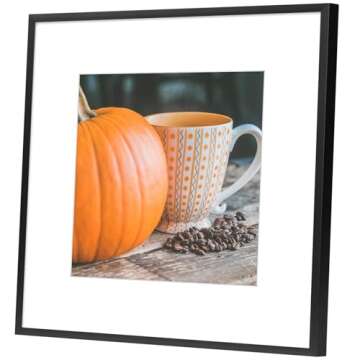 Golden State Art 12x12 Metal Picture Frames Set of 4