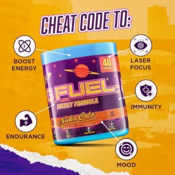 G Fuel Nuka Cola Quantum Sugar Free Tropical Energy Powder