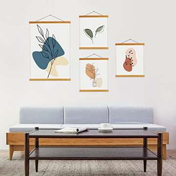 Ywlake Magnetic Poster Hanger for Art & Maps Display