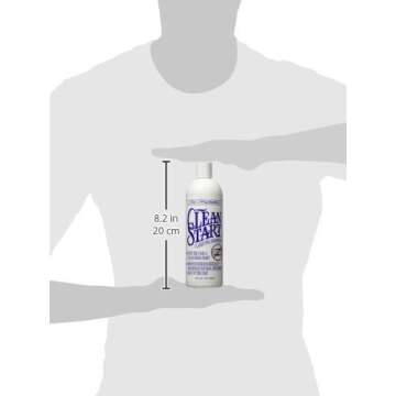 Chris Christensen Clean Start Clarifying Dog Shampoo - Pro-Vitamin Formula That Won’t Strip The Coat! Removes Product Build-up, Waxes, Oil and Dirt (16 Ounces)