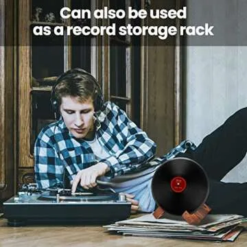 Fujinzhu Multipurpose Cookbook Display Stand - Wooden Book Holder Structurally Stable Book Stand Cookbook Holder Brown Farmhouse Recipe Book Holder Suit for Counter or Tabletop