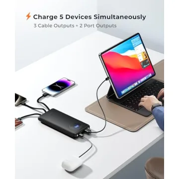 JOYFAR 10000mAh Power Bank USB C Fast Charge