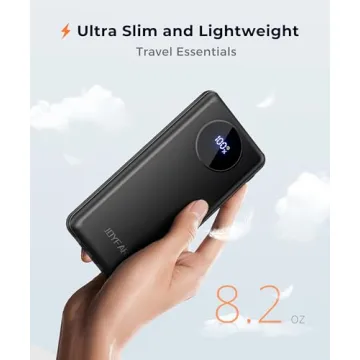 JOYFAR 10000mAh Power Bank USB C Fast Charge