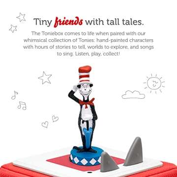 Tonies The Cat in The Hat Audio Toy Figurine from Dr. Seuss