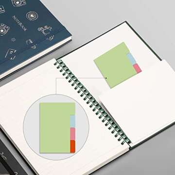 AHGXG A5 Spiral Notebooks 4 Pack for Stylish Organization
