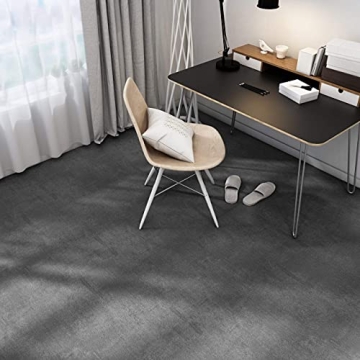 YENHOME Gray Concrete Peel and Stick Wallpaper for All Spaces